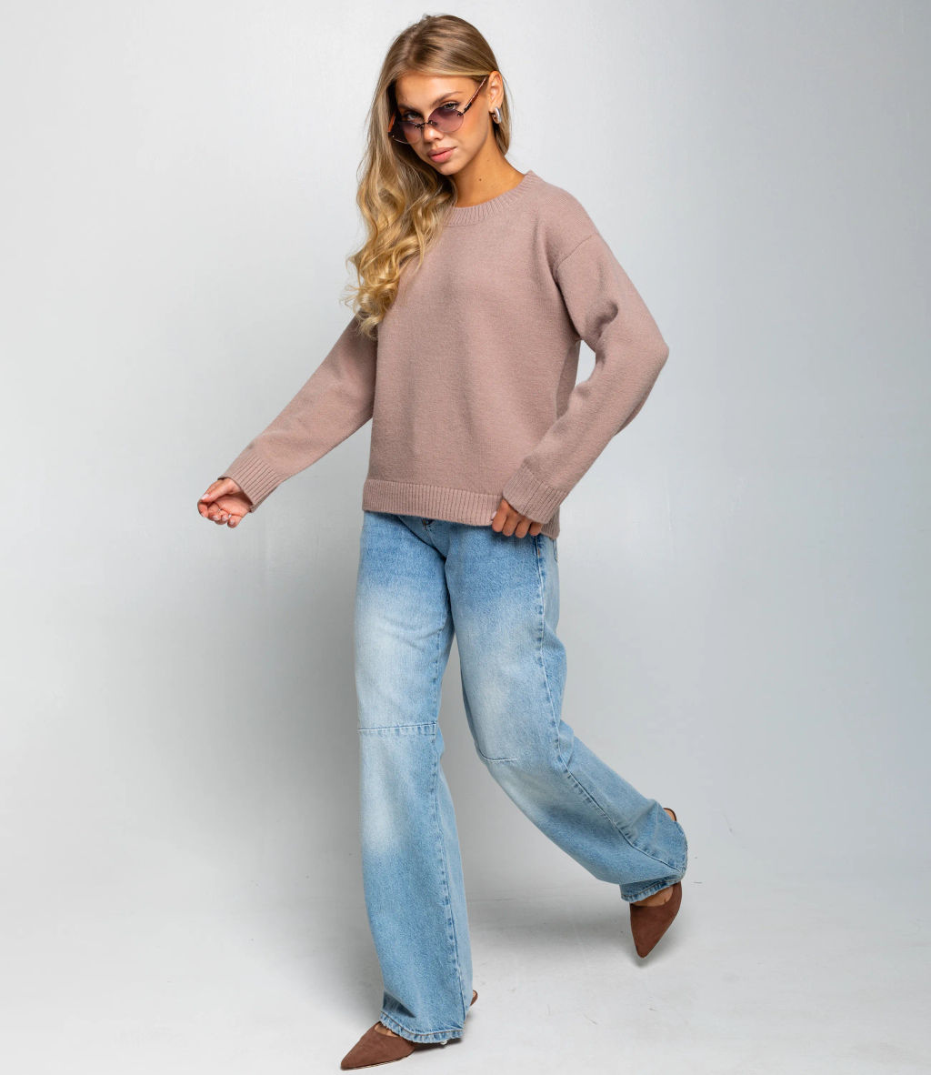 Джемпер #ОКТ125005, капучино