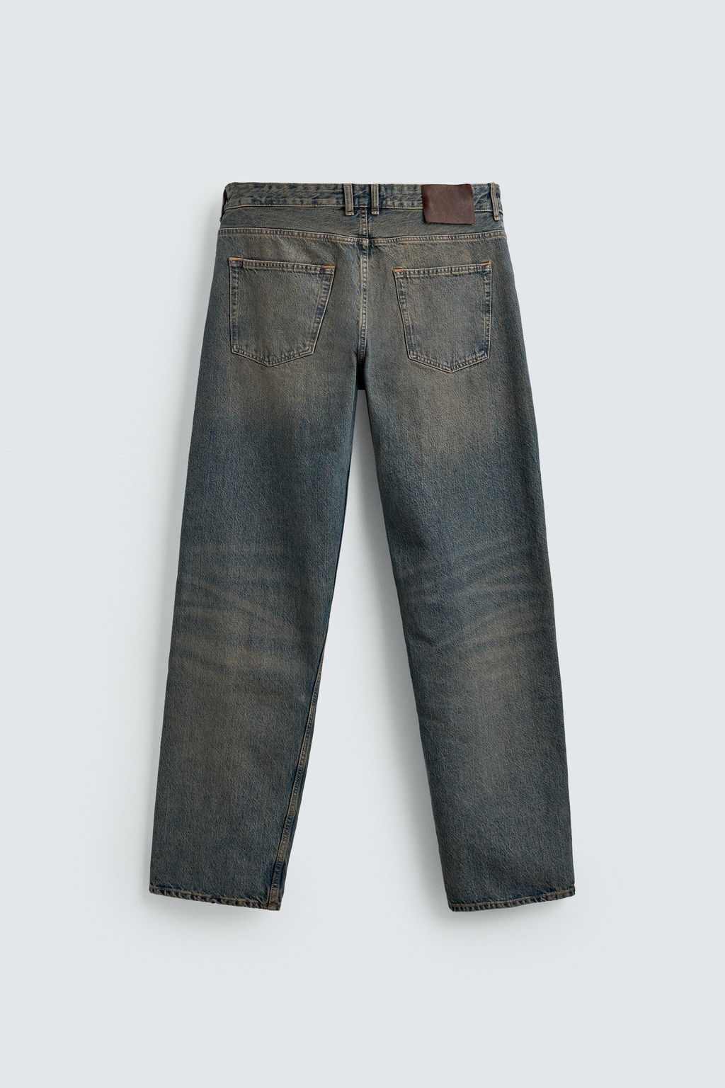 JEANS STRAIGHT FIT ROTOS / Azul tinta - Zara фото 9