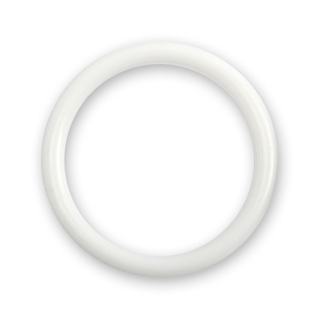 BLITZ CP01-18 кольцо ч/б пластик 18 мм 100 шт белый