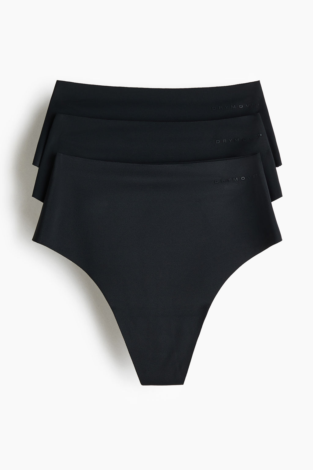 Pack de 3 bragas thong de talle alto con DryMove - H&m фото 2