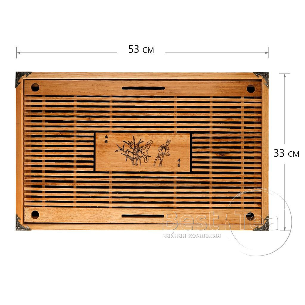 Чабань Пион, цвет клен, 43*28*5 см (без груши) - Fujian Province Guang Fu Tea фото 3