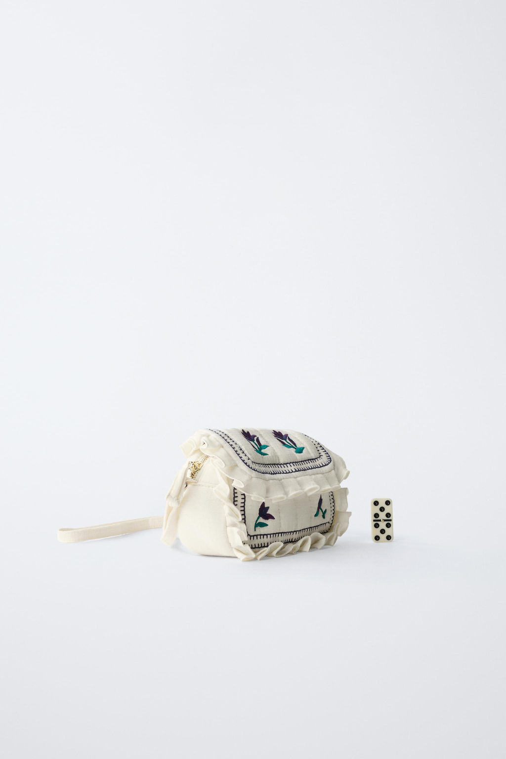 EMBROIDERED CROSSBODY BAG - Zara фото 6