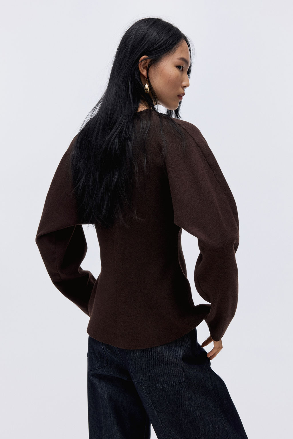 Top de punto con escote en V - H&m фото 8