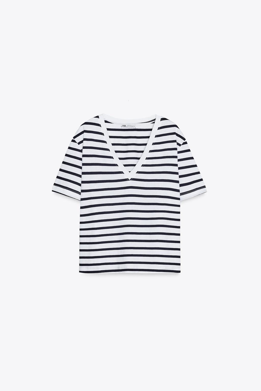 BASIC COTTON T-SHIRT - Zara фото 13