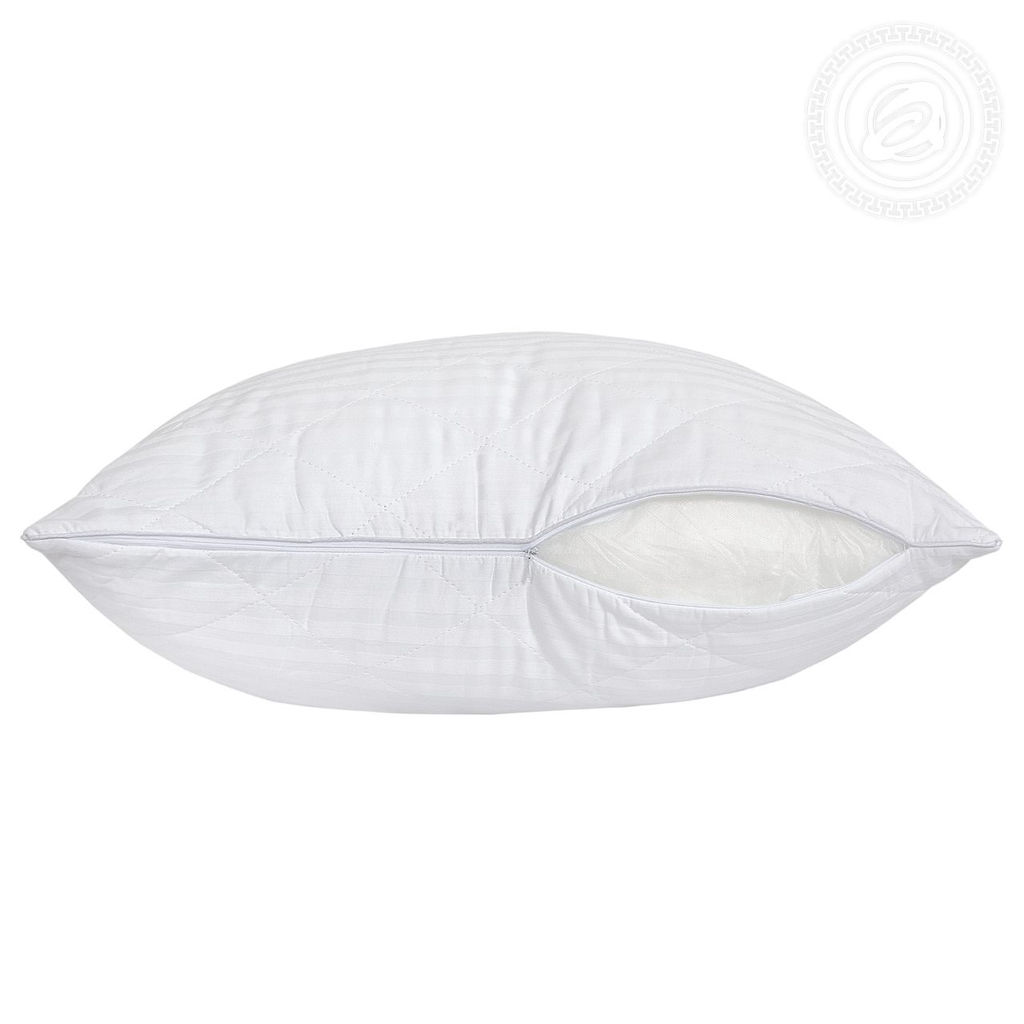 Подушка страйп-сатин Лебяжий пух 48*68/1 шт. Премиум (сатин) - Артпостель фото 5