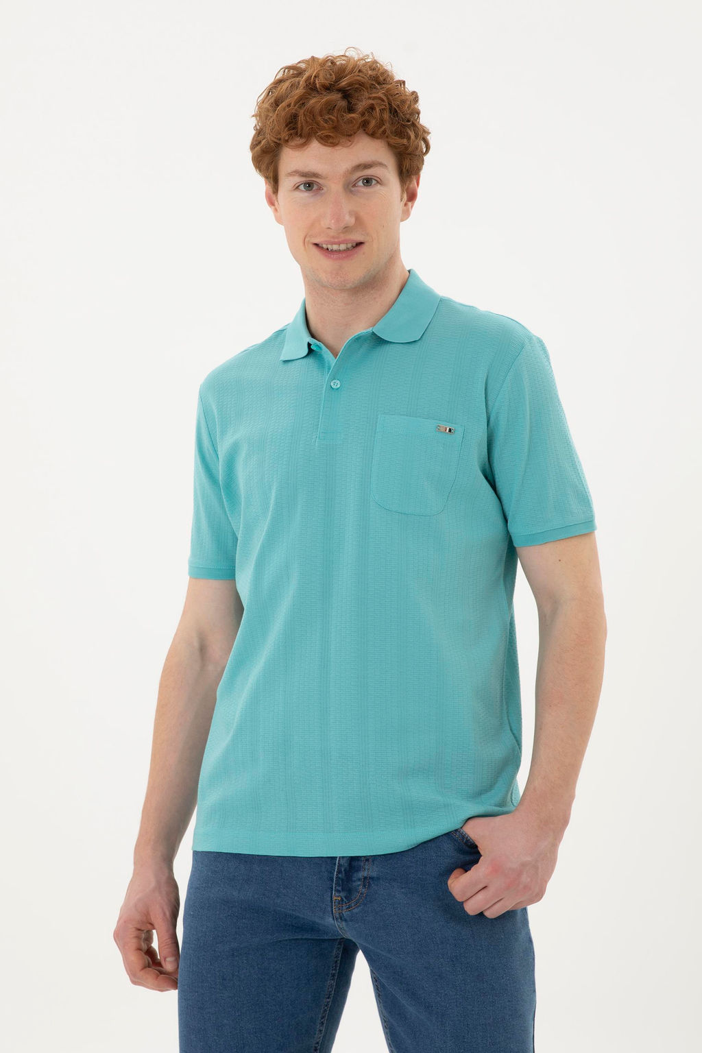 Мужская мятная футболка - U.s. polo assn фото 8