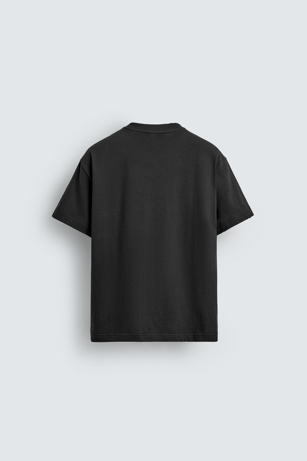 WASHED SLOGAN CROPPED FIT T-SHIRT - Zara фото 14