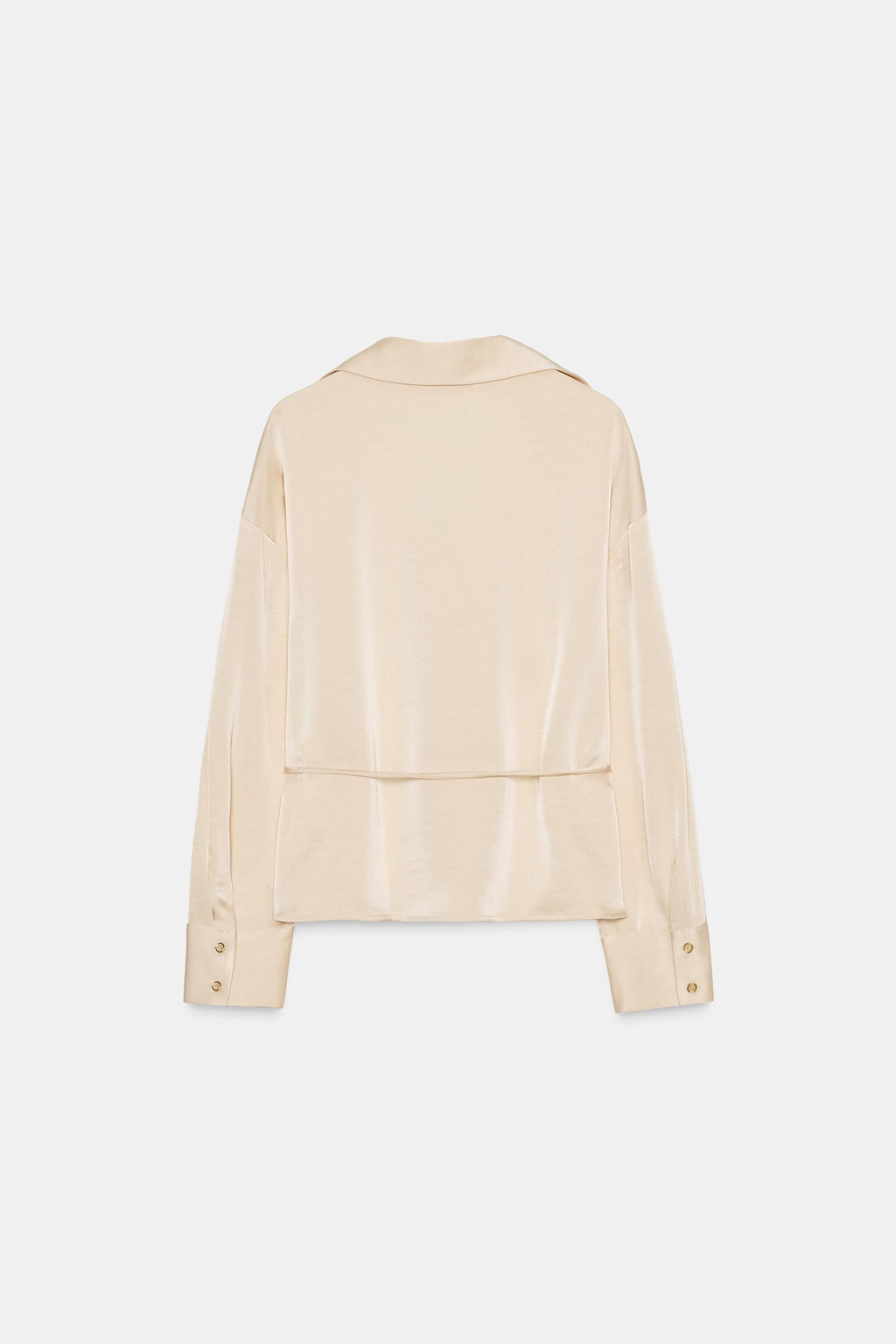 SATIN BLOUSE WITH THIN BELT - Zara фото 6