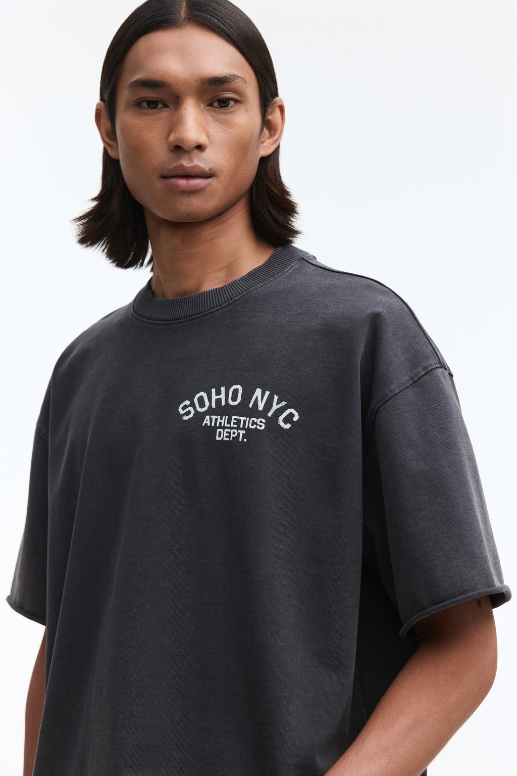 Camiseta boxy Oversized Fit - H&m фото 5