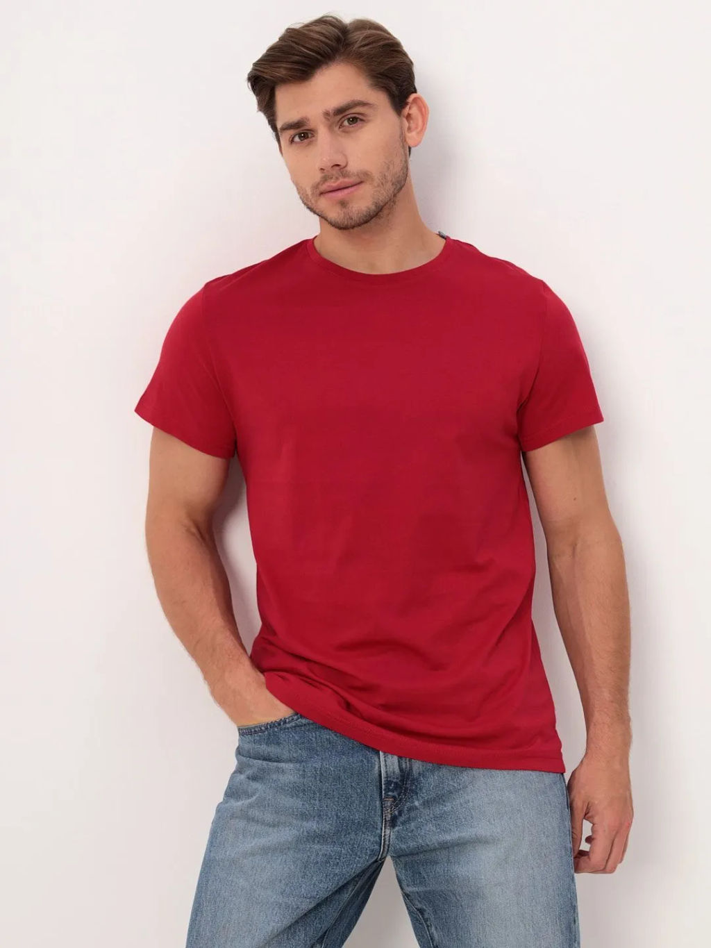 Футболка мужская короткий рукав GREG TS521 (красный)