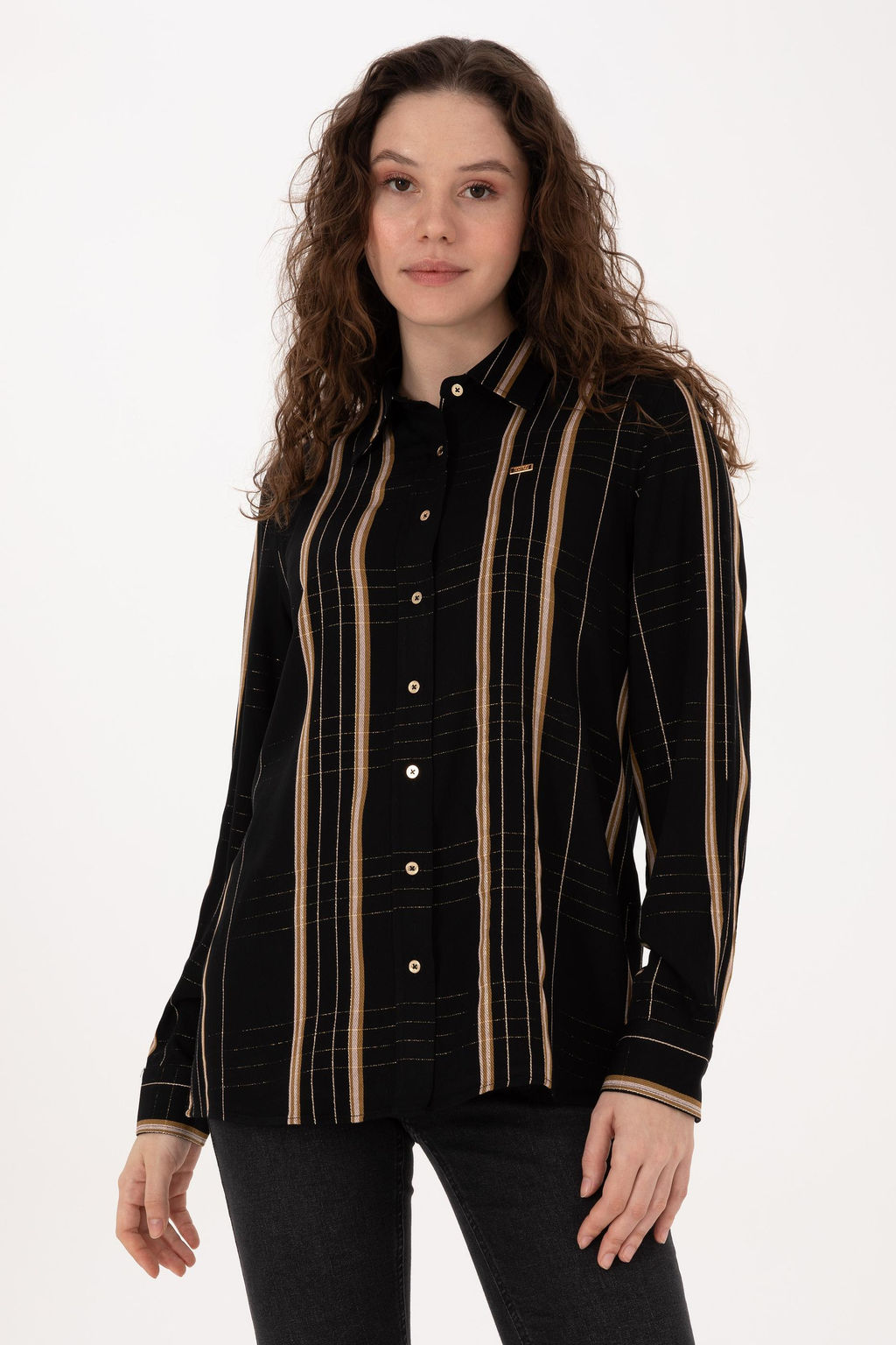 Kad_n Siyah Uzun Kollu G_mlek