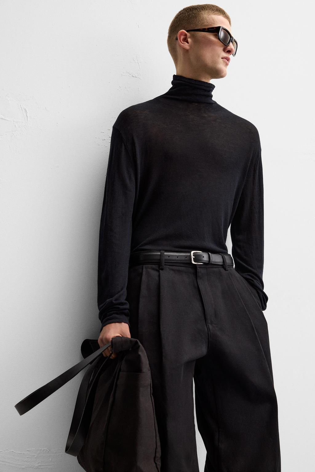BALLOON-FIT PLEATED TROUSERS - Zara фото 17