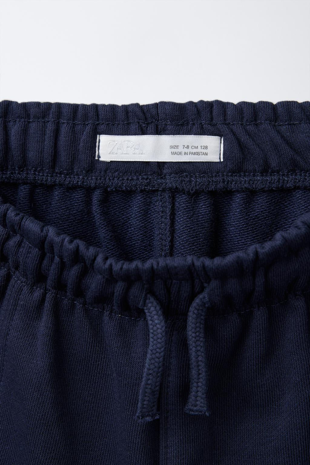 ZIP-UP SWEATSHIRT AND LABELLED BERMUDA SHORTS SET - Zara фото 11