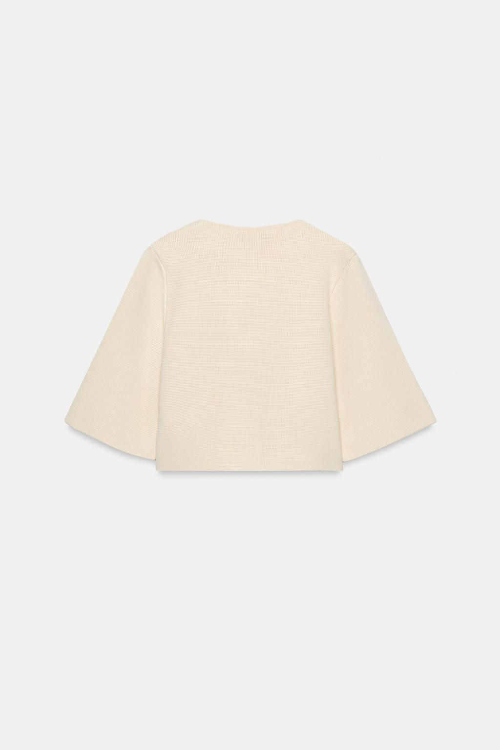 SHORT KNIT CARDIGAN - Zara фото 15