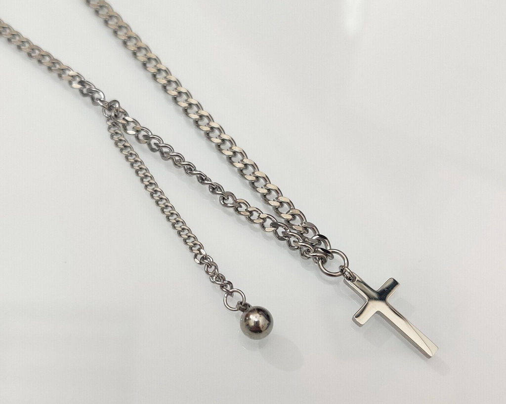 Кулон из стали на цепочке