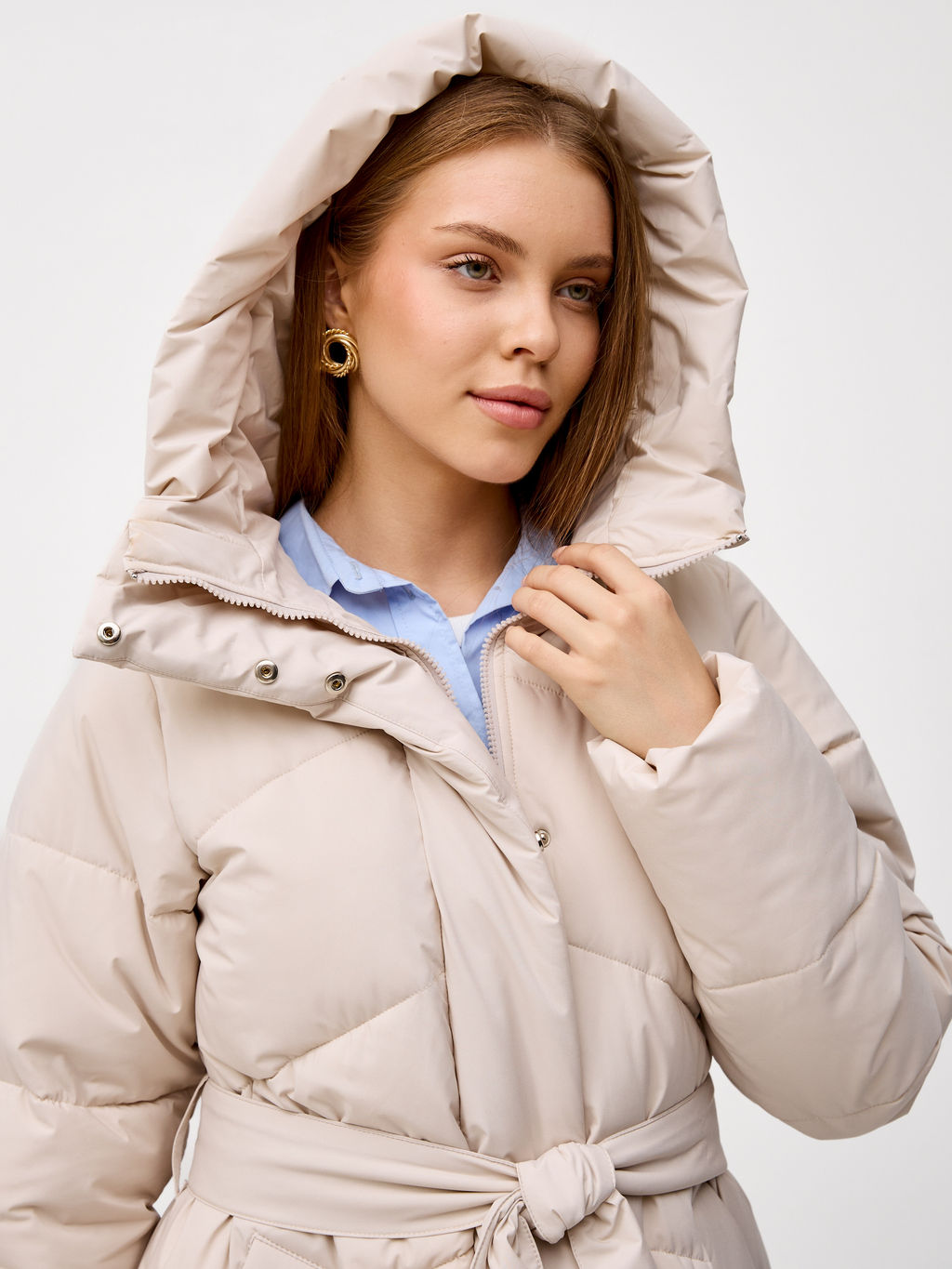 Пуховик женский HOOPS, арт. 83079zk  фото 2