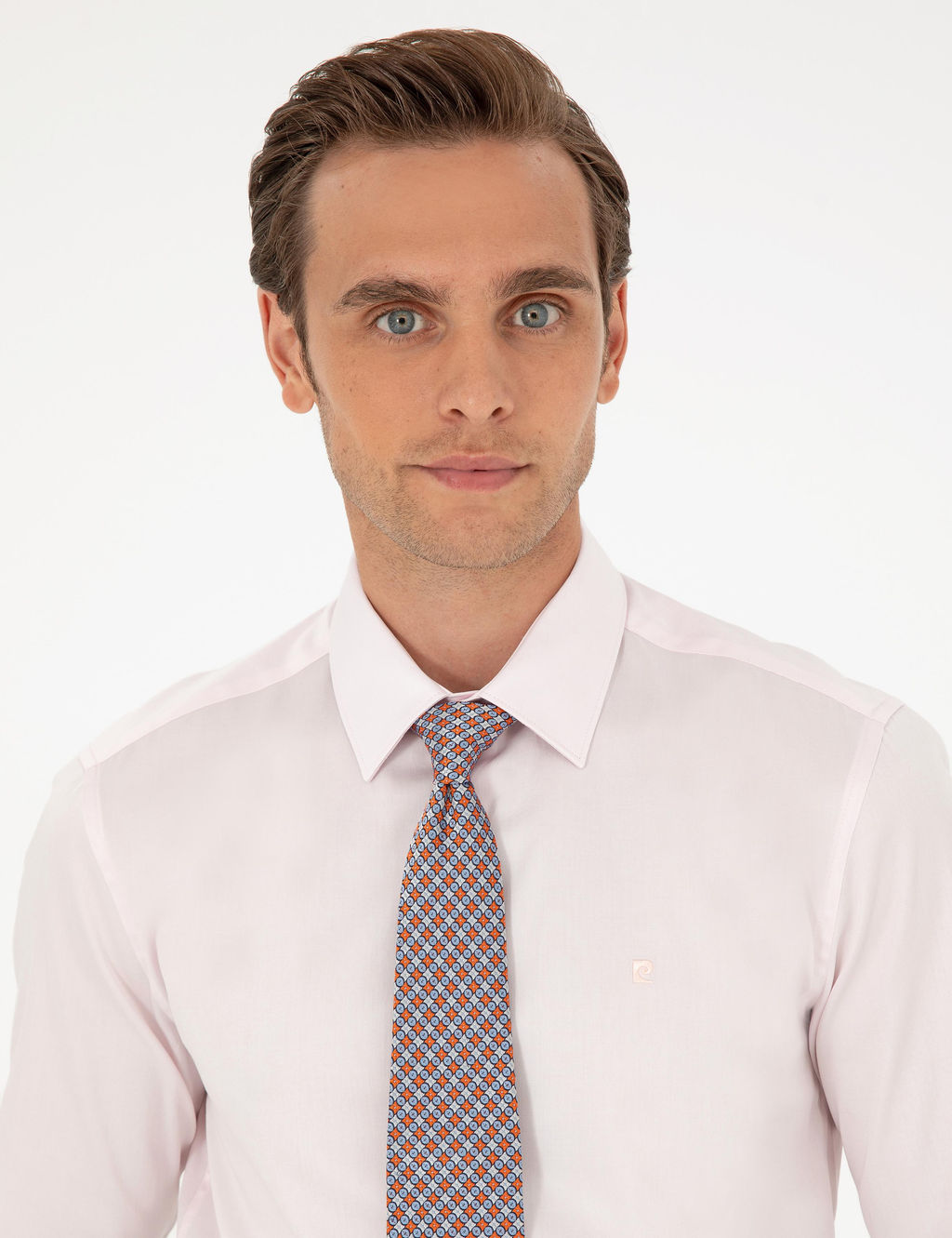 A__k Pembe Slim Fit Uzun Kollu Basic G_mlek