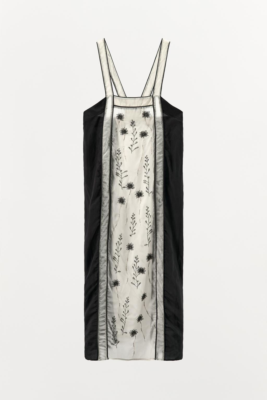EMBROIDERED DRESS WITH BEADING - Zara фото 4