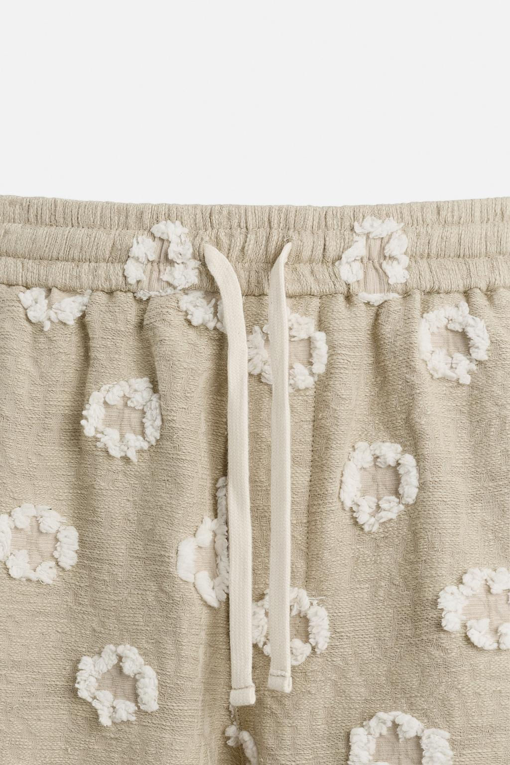 JACQUARD TEXTURED BERMUDA SHORTS - Zara фото 7
