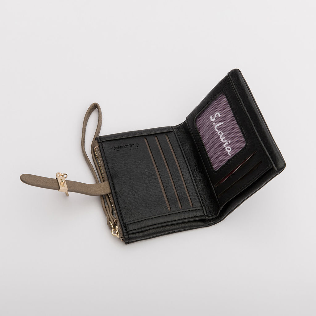 Чёрное портмоне S.Lavia  фото 3