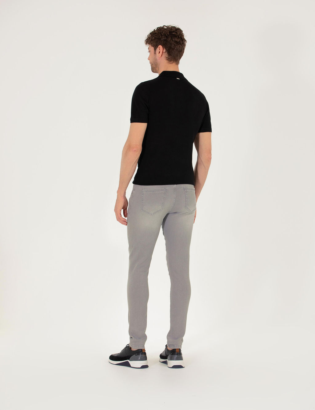 A__k Gri Slim Fit Jean Pantolon