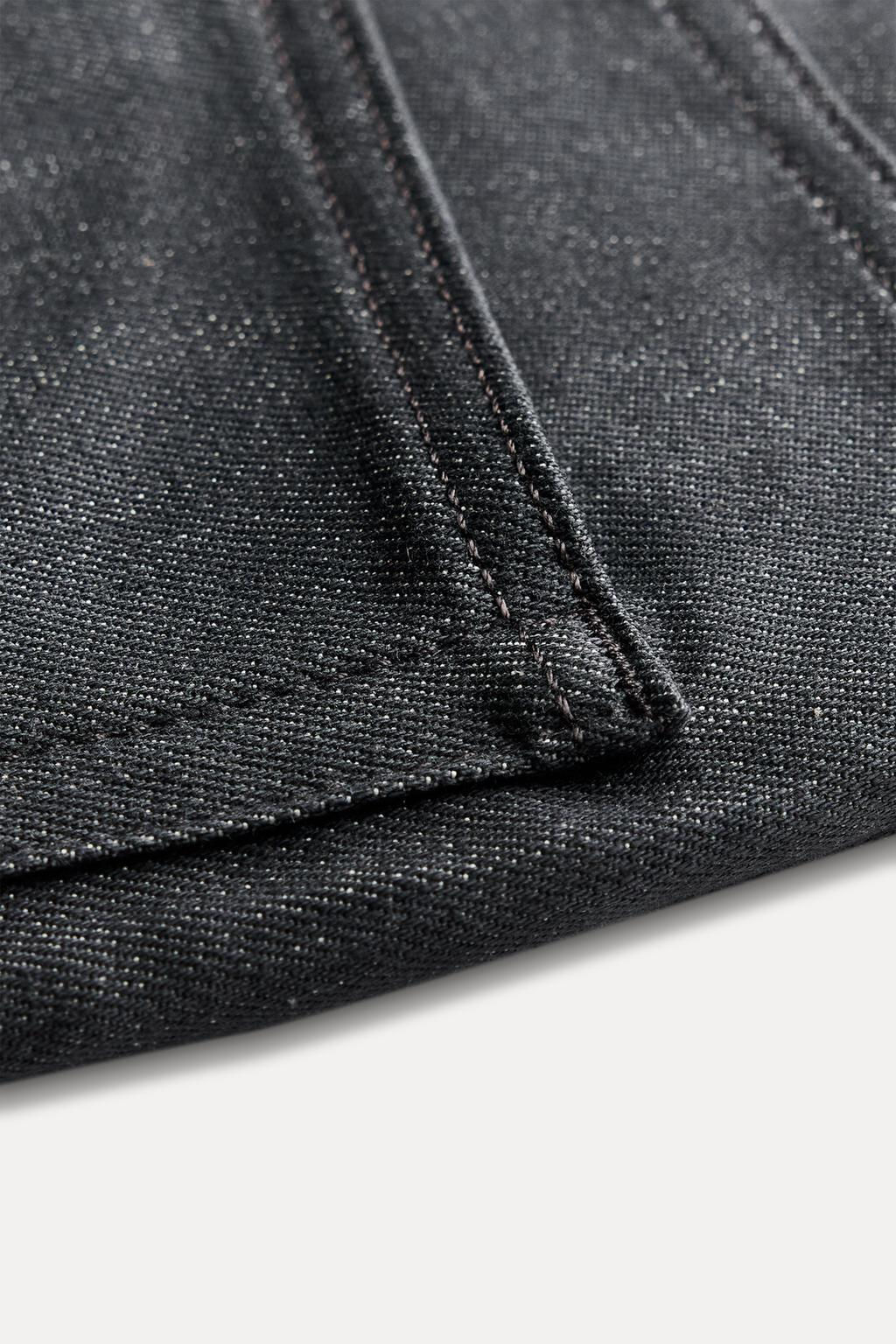 ZW COLLECTION BOOTCUT HIGH-WAIST CROPPED JEANS - Zara фото 10