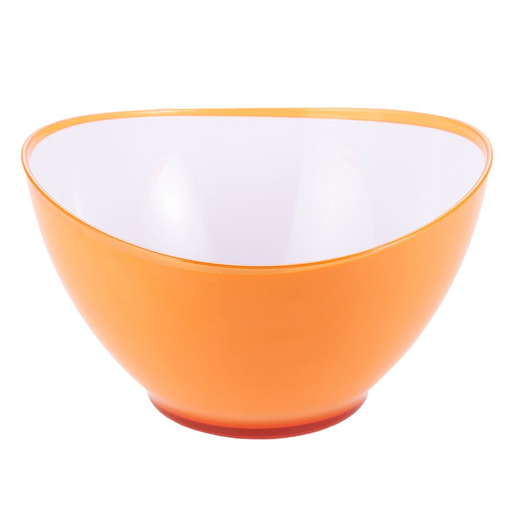 9471 GIPFEL Салатница LUMINO круглая 23х13 см с двойными стенками. Материал: пластик. Цвет: оранжевый  фото 2