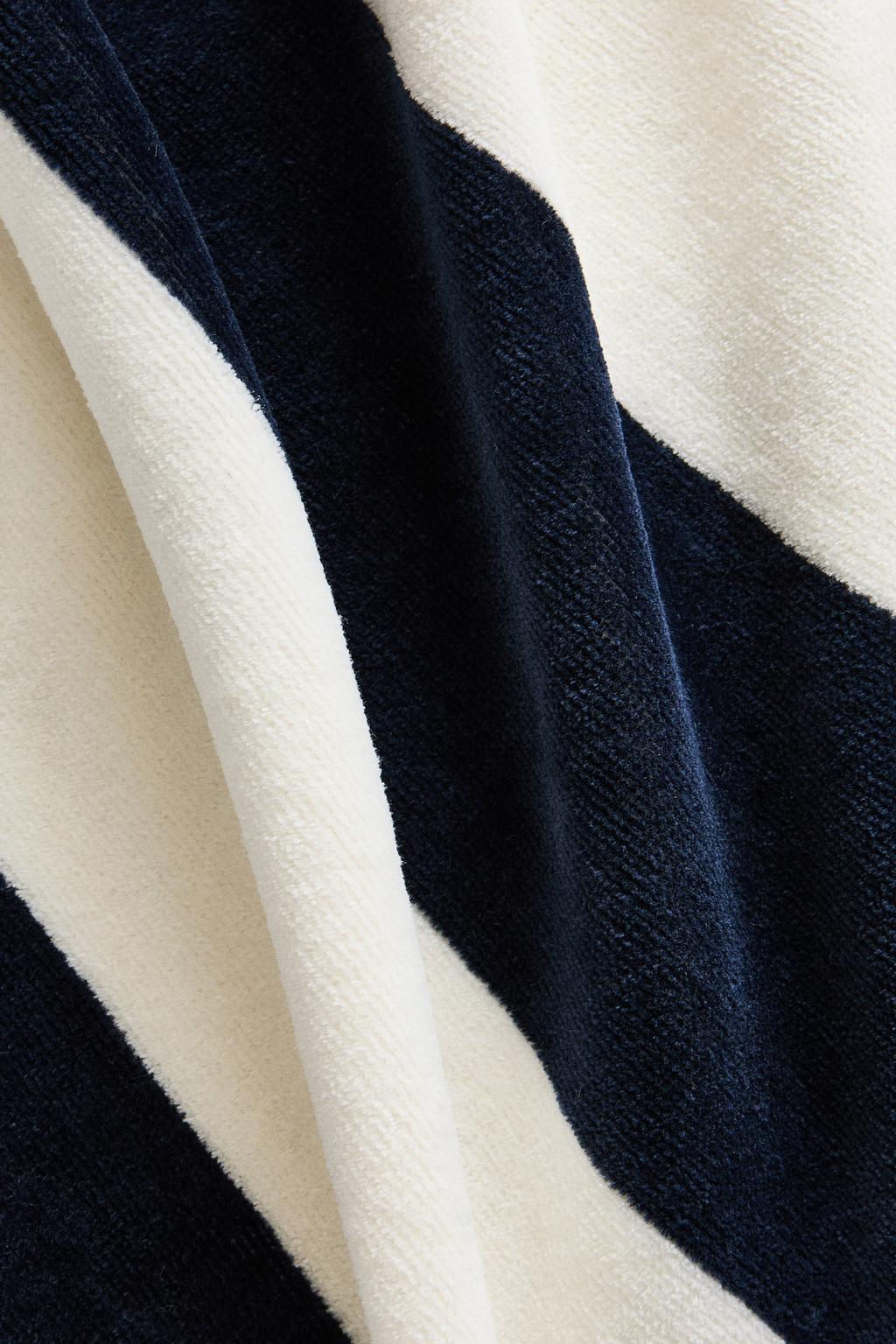 VELOUR BEACH TOWEL WITH WIDE STRIPES - Zara фото 14