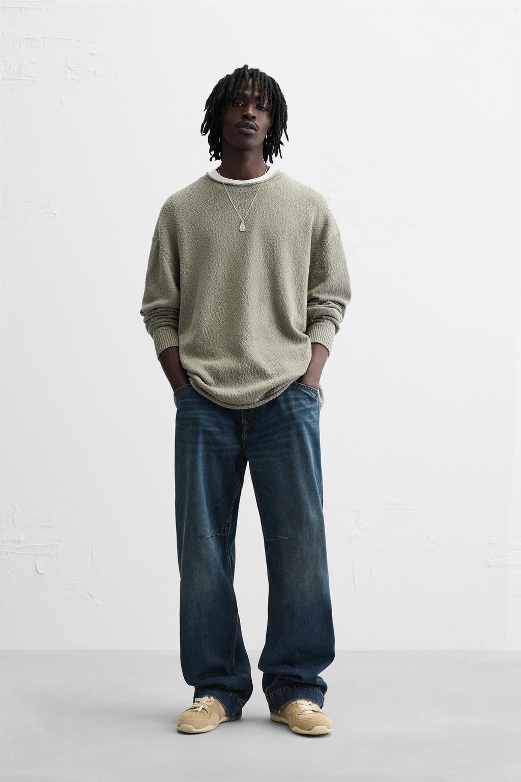 TEXTURED STRUCTURAL SWEATER - Zara фото 9