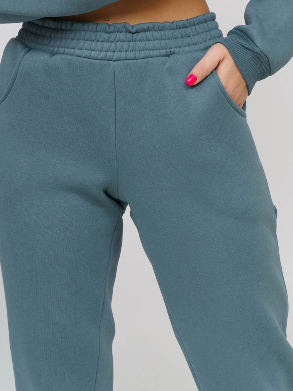 Костюм женский, цвет зеленый