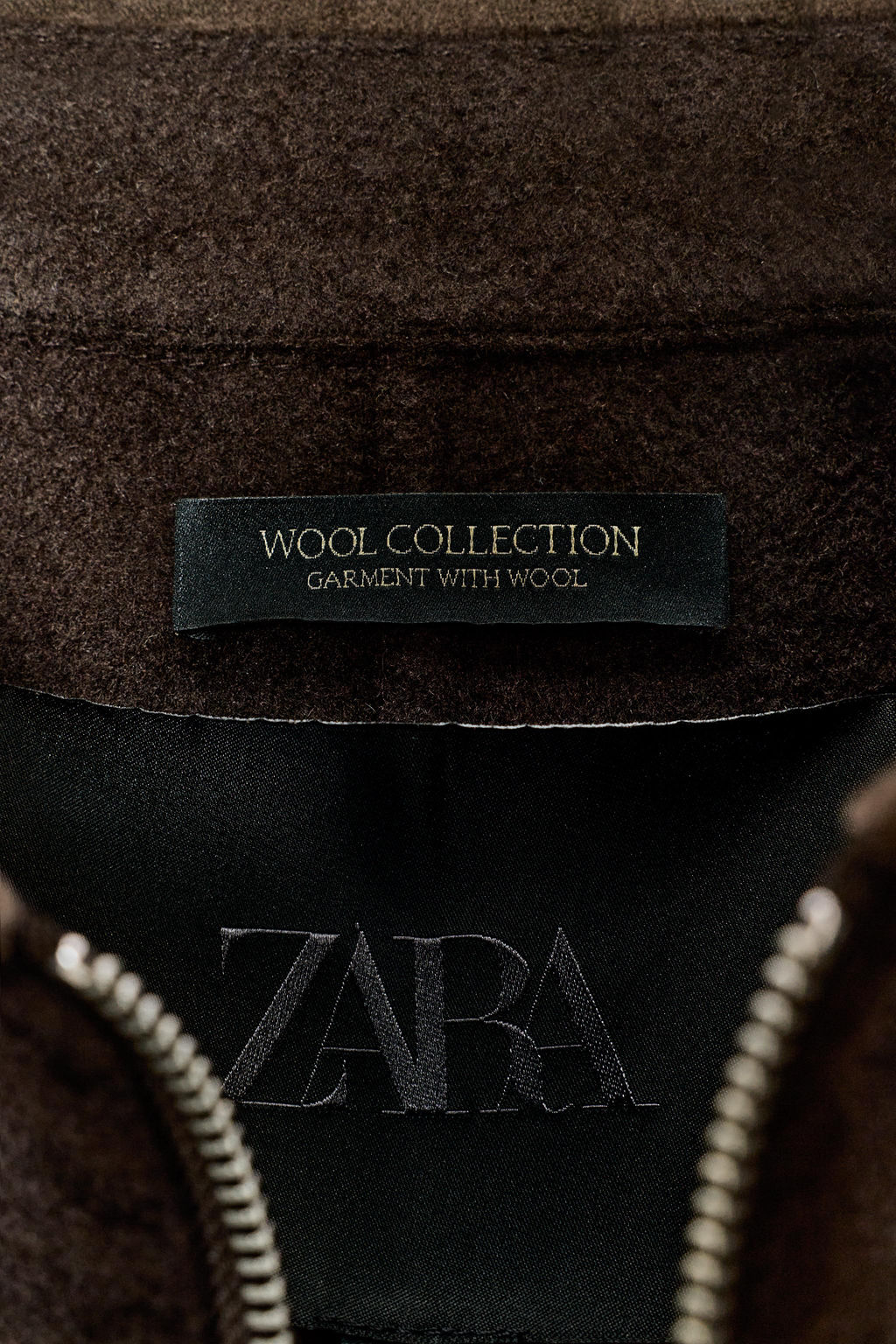 ZW COLLECTION WOOL BLEND JACKET - Zara фото 7