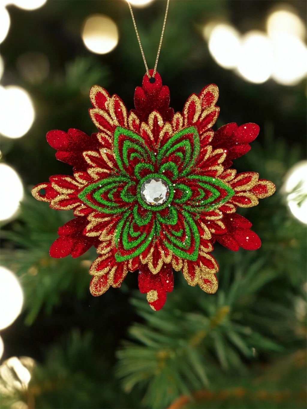 АКЦИЯ Цена за 1 шт. Украшение ErichKrause Аленький цветочек 12см елочная игрушка