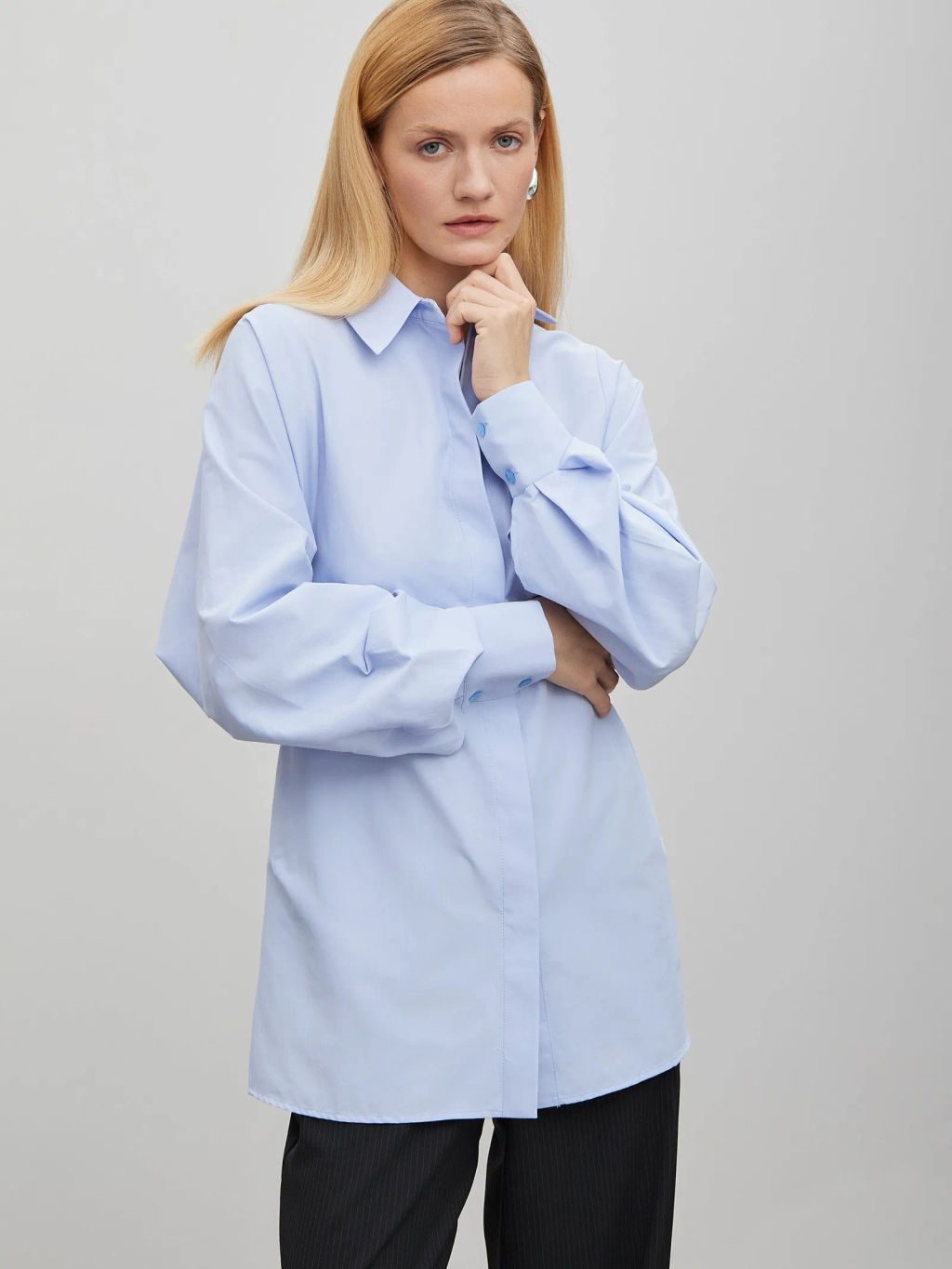 ЕМКА / Рубашка однотонная - Emka фото 2