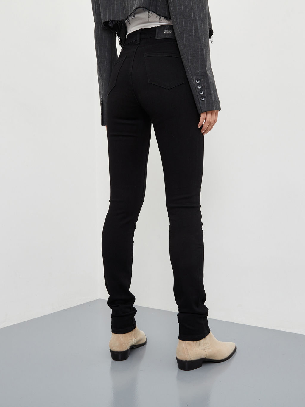 Утепленные Женские джинсы зауженного кроя Ут. Ворс - Mossmore фото 7