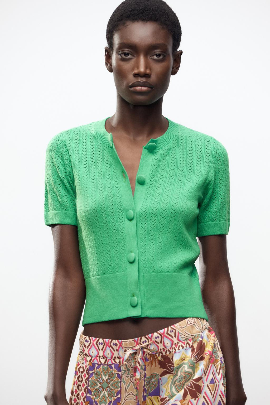 POINTELLE KNIT TOP - Zara фото 2