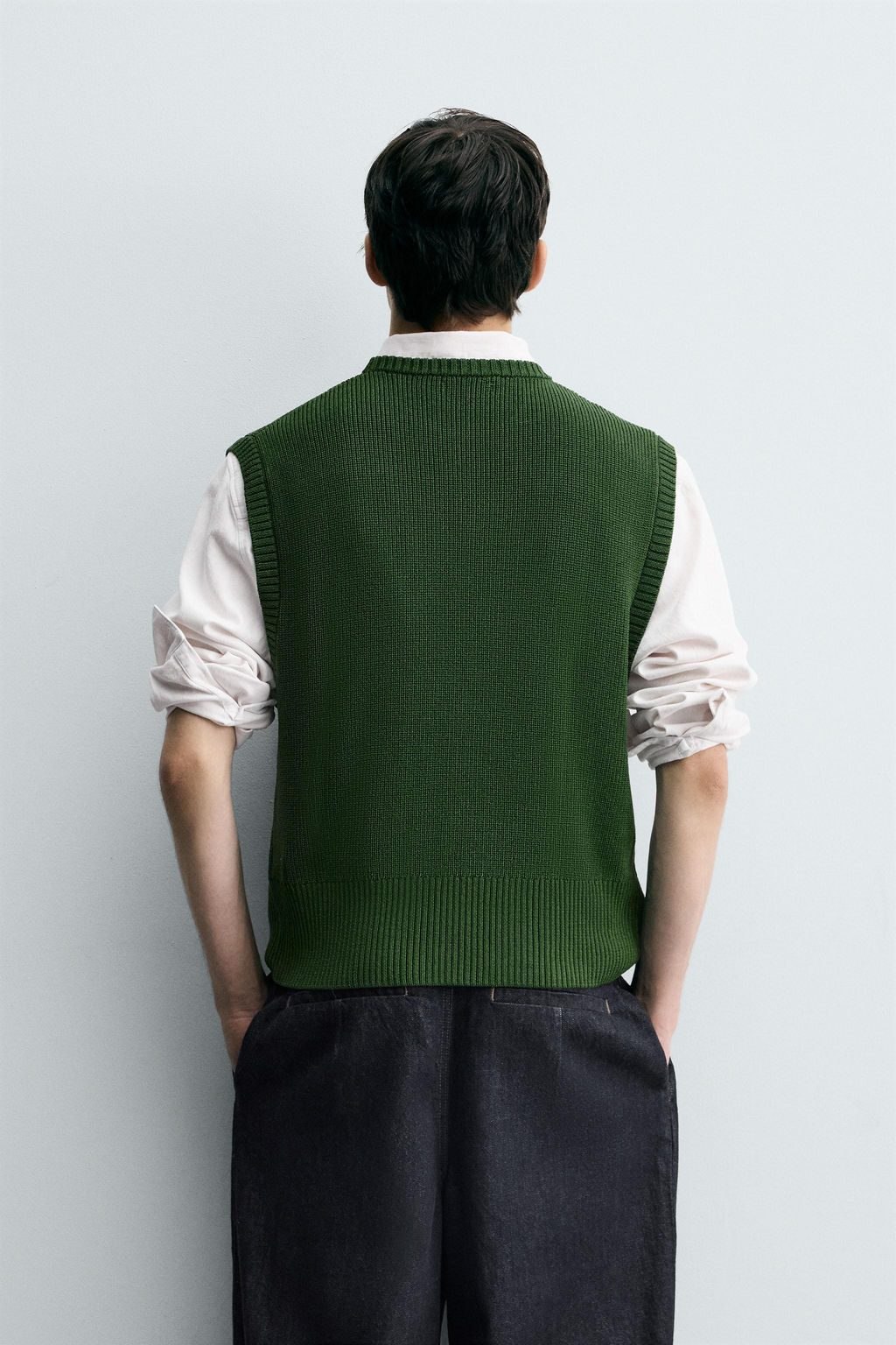 VISCOSE BLEND KNIT VEST - Zara фото 3