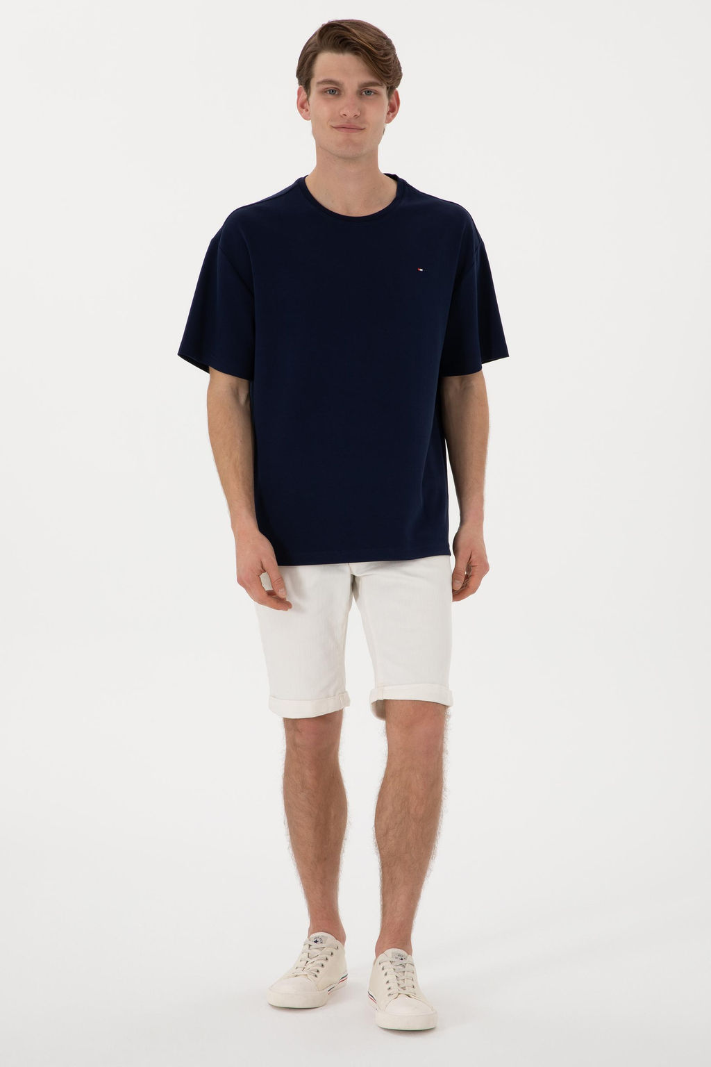 Erkek Comfort Fit Bisiklet Yaka Lacivert Ti__rt Sepette S_rpriz _ndirim - U.s. polo assn фото 4