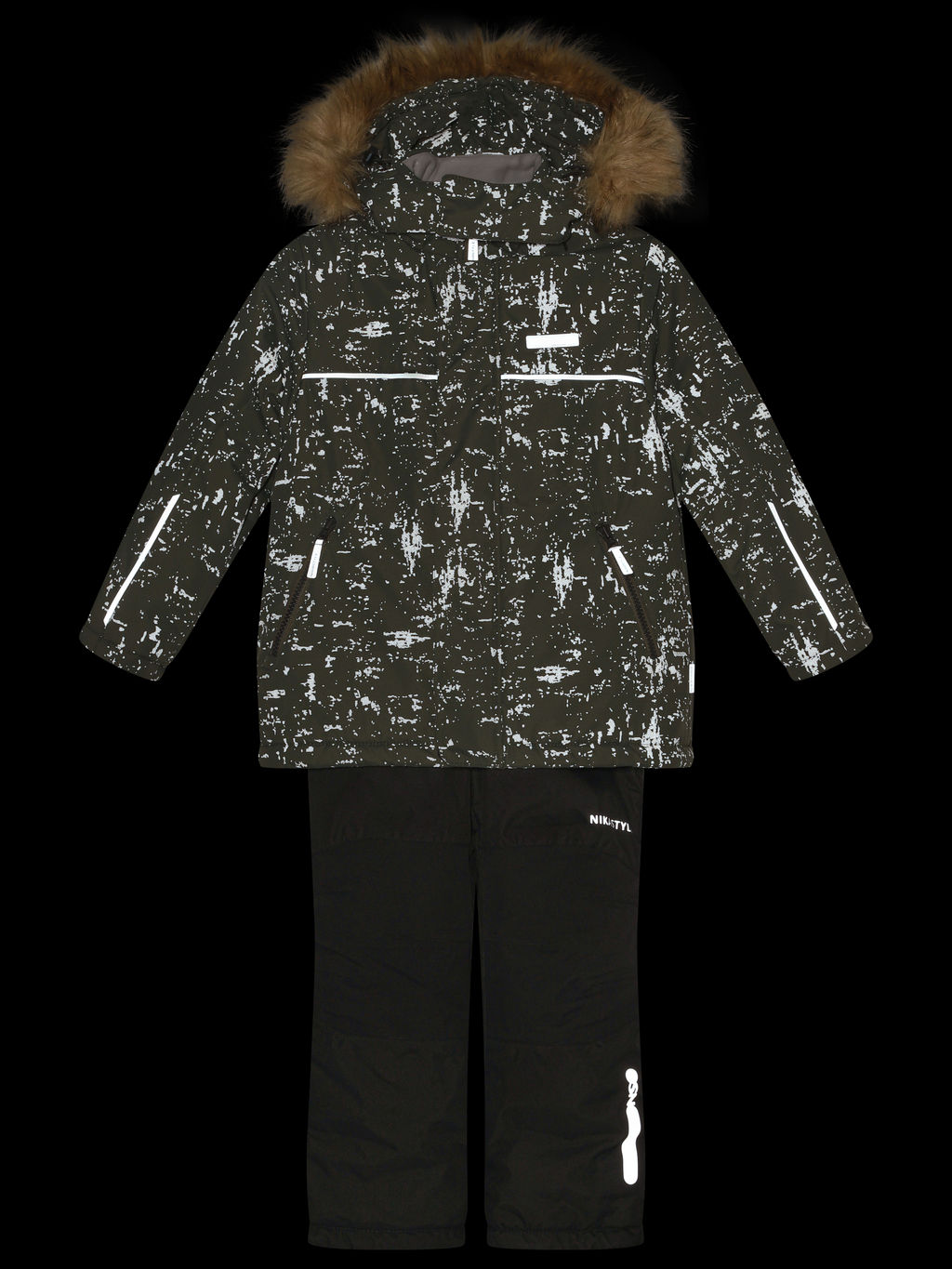 Костюм +7з5925 хаки/черный