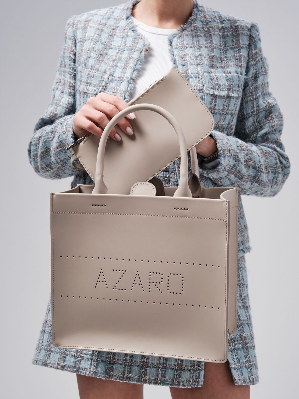 Сумка кожаная Azaro 30586 розовый фламинго - Deboro фото 24