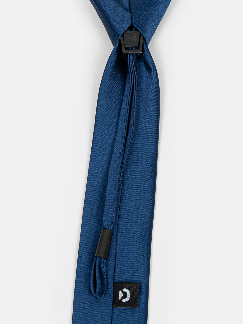 Галстук с фиксатором "Синий"