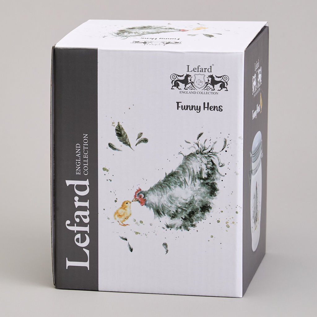 БАНКА LEFARD FUNNY HENS 11,5*15 СМ 700 МЛ (КОР=24ШТ.) фото 2