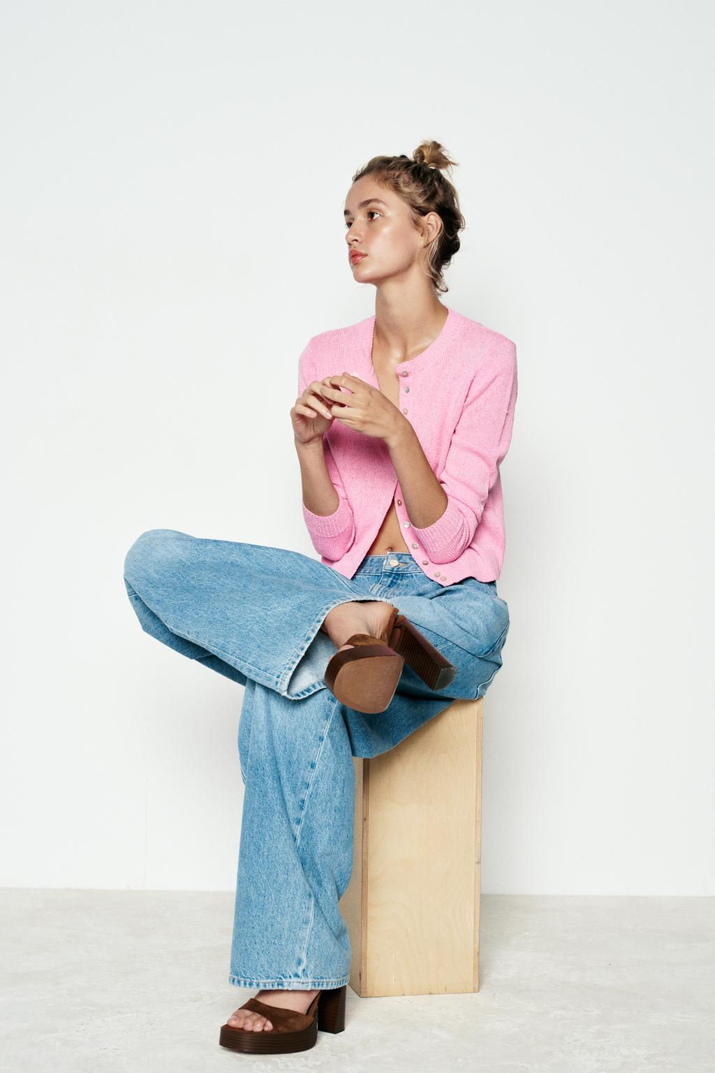 PLAIN KNIT CARDIGAN - Zara фото 18