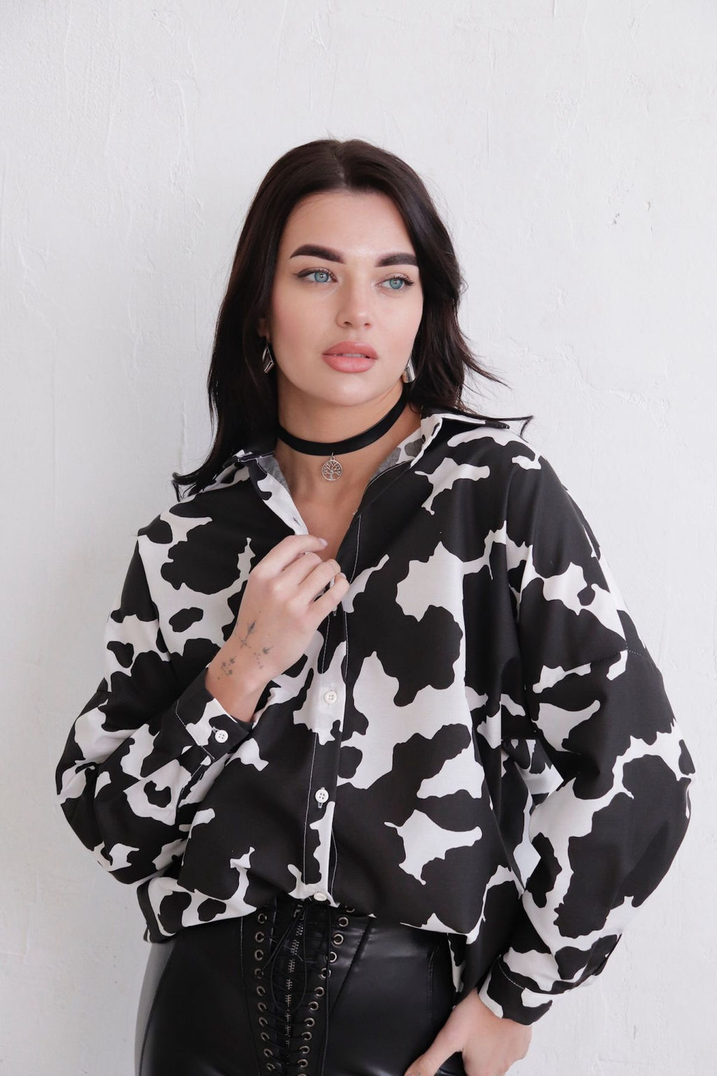 Рубашка удлинённая свободного силуэта - Martichelli фото 12