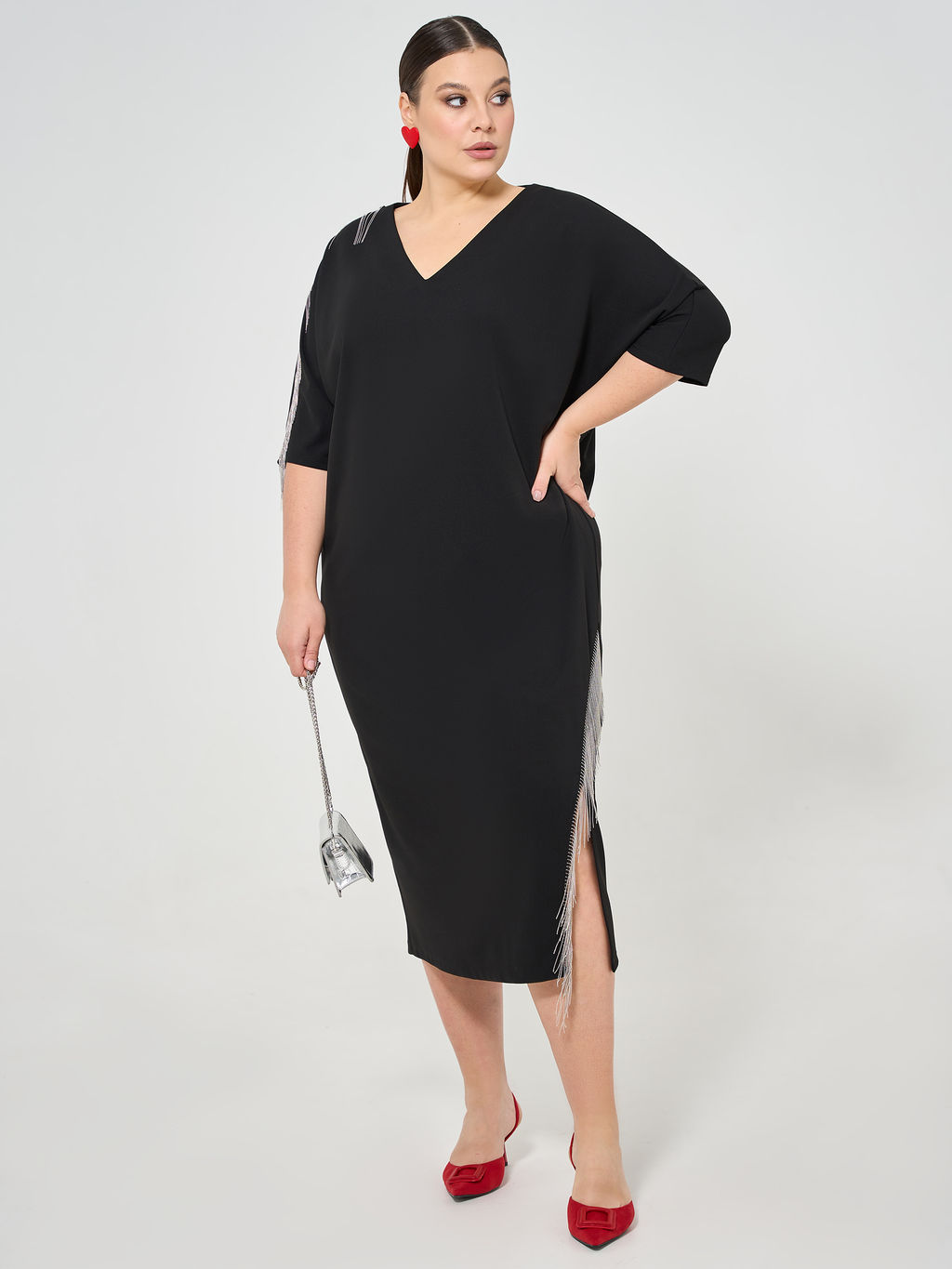 Платье 0349-1п тёмно-синий - Dora фото 96