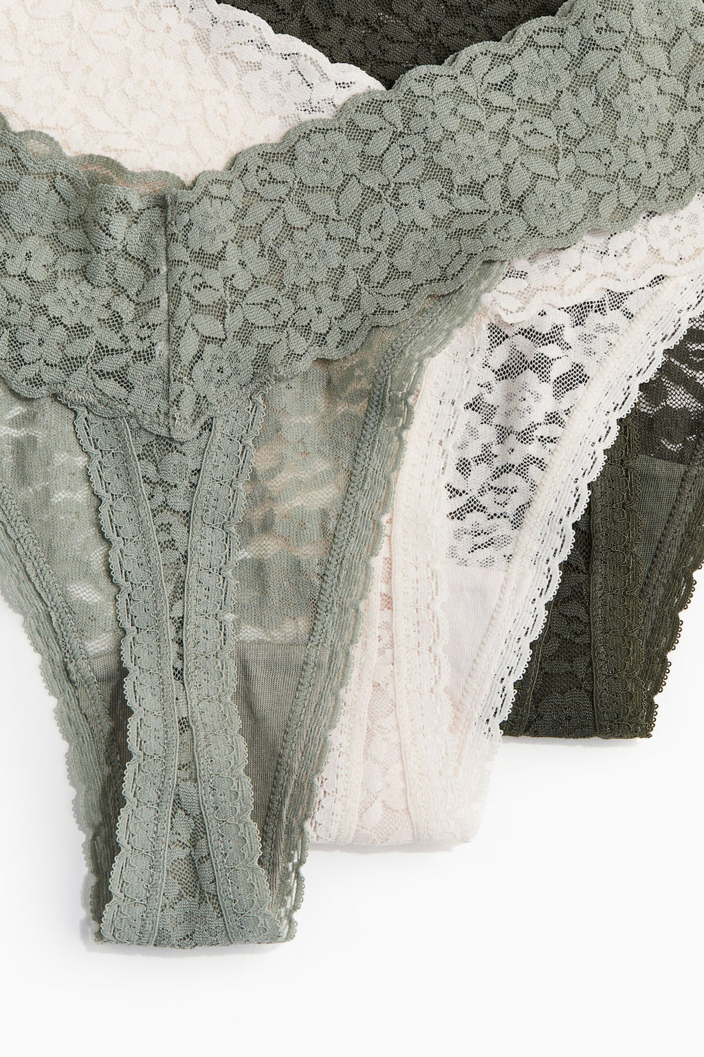 Pack de 10 bragas Thong de encaje - H&m фото 3