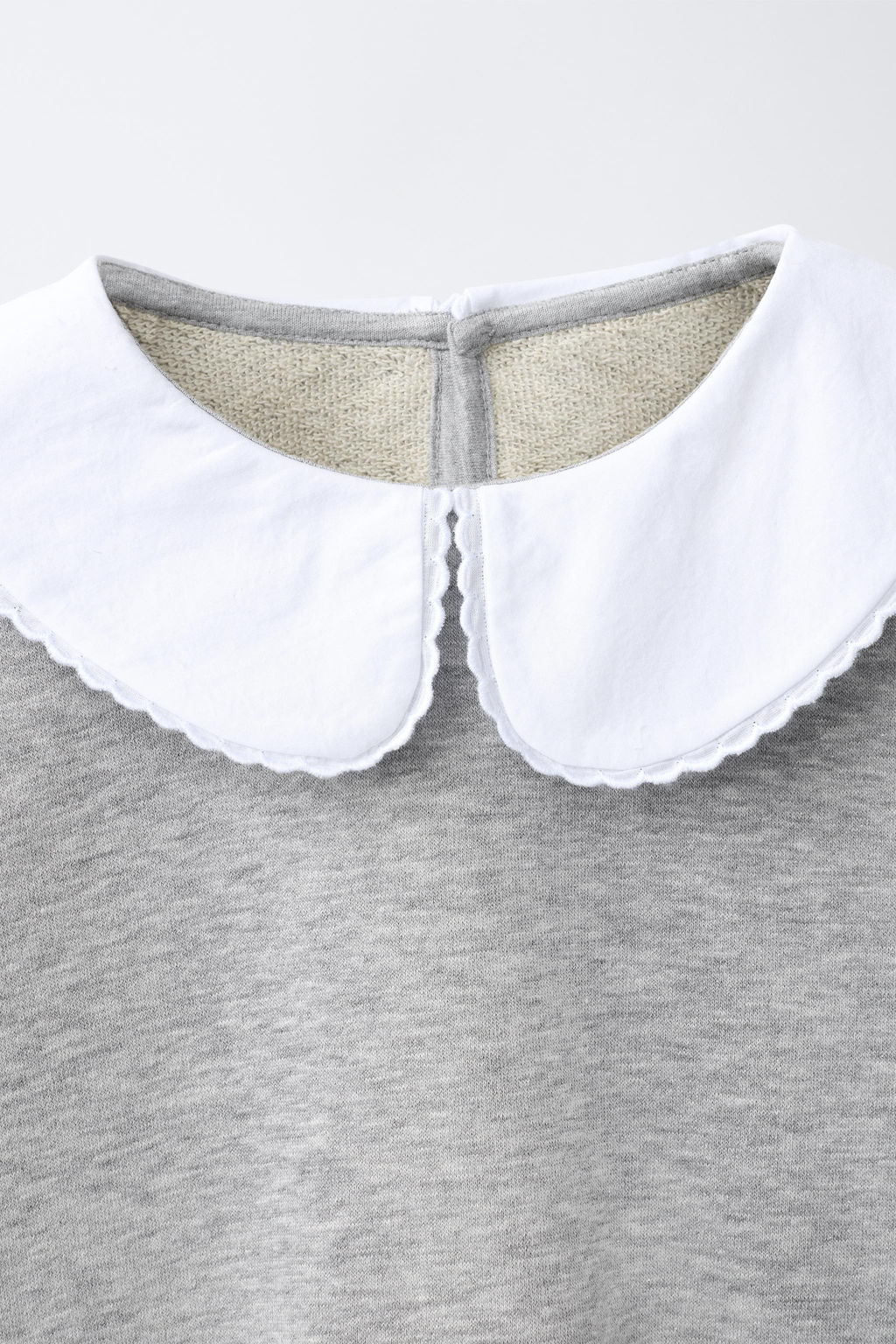 SUDADERA CUELLO BOBO COMBINADO / Gris vigor? - Zara фото 3