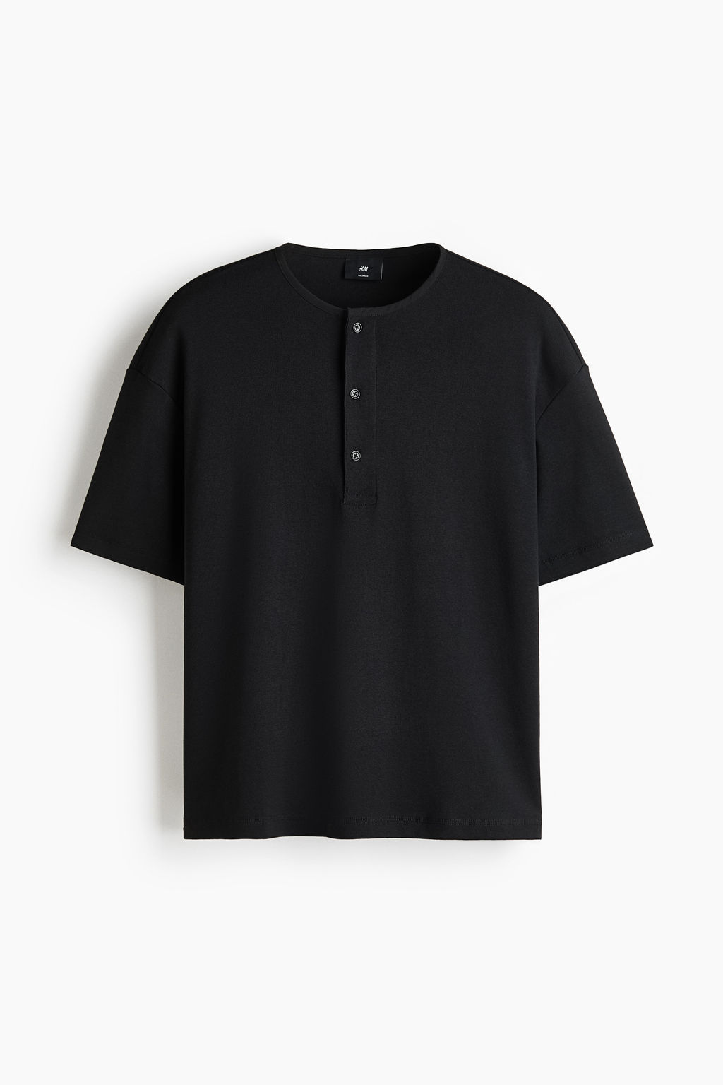 Camiseta con cuello panadero Relaxed Fit - H&m фото 2