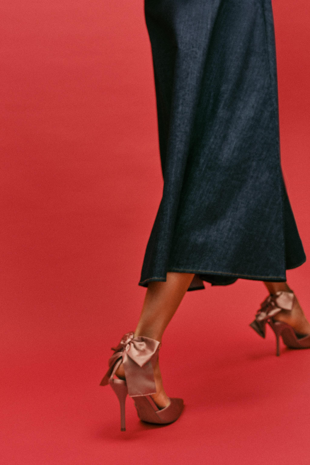 ZAPATO LAZO EFECTO SATINADO / Beige - Zara фото 2