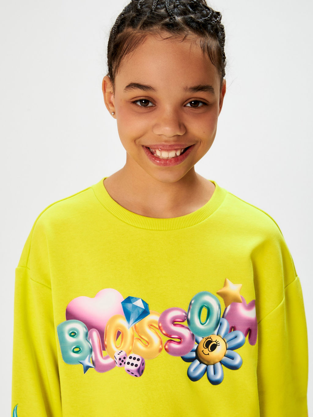 ACOOLA / Джемпер детский для девочек Tavira_sw лайм  фото 6