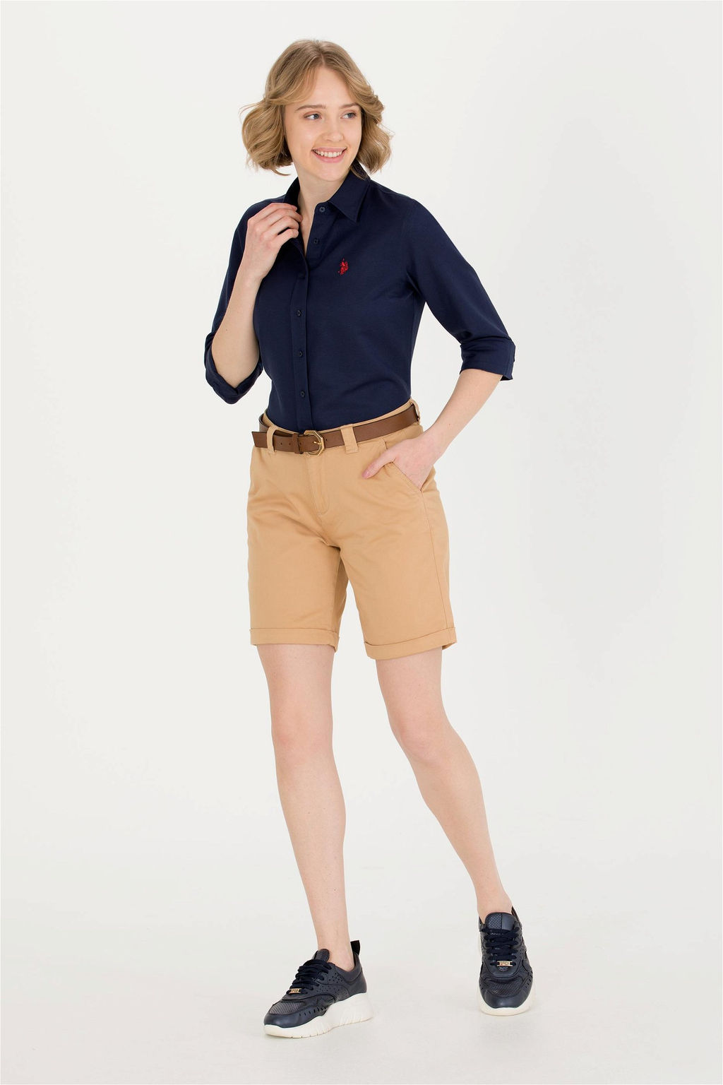 U. S. Polo Assn Женские бермудские капри из верблюжьей шерсти - U.s. polo assn фото 3